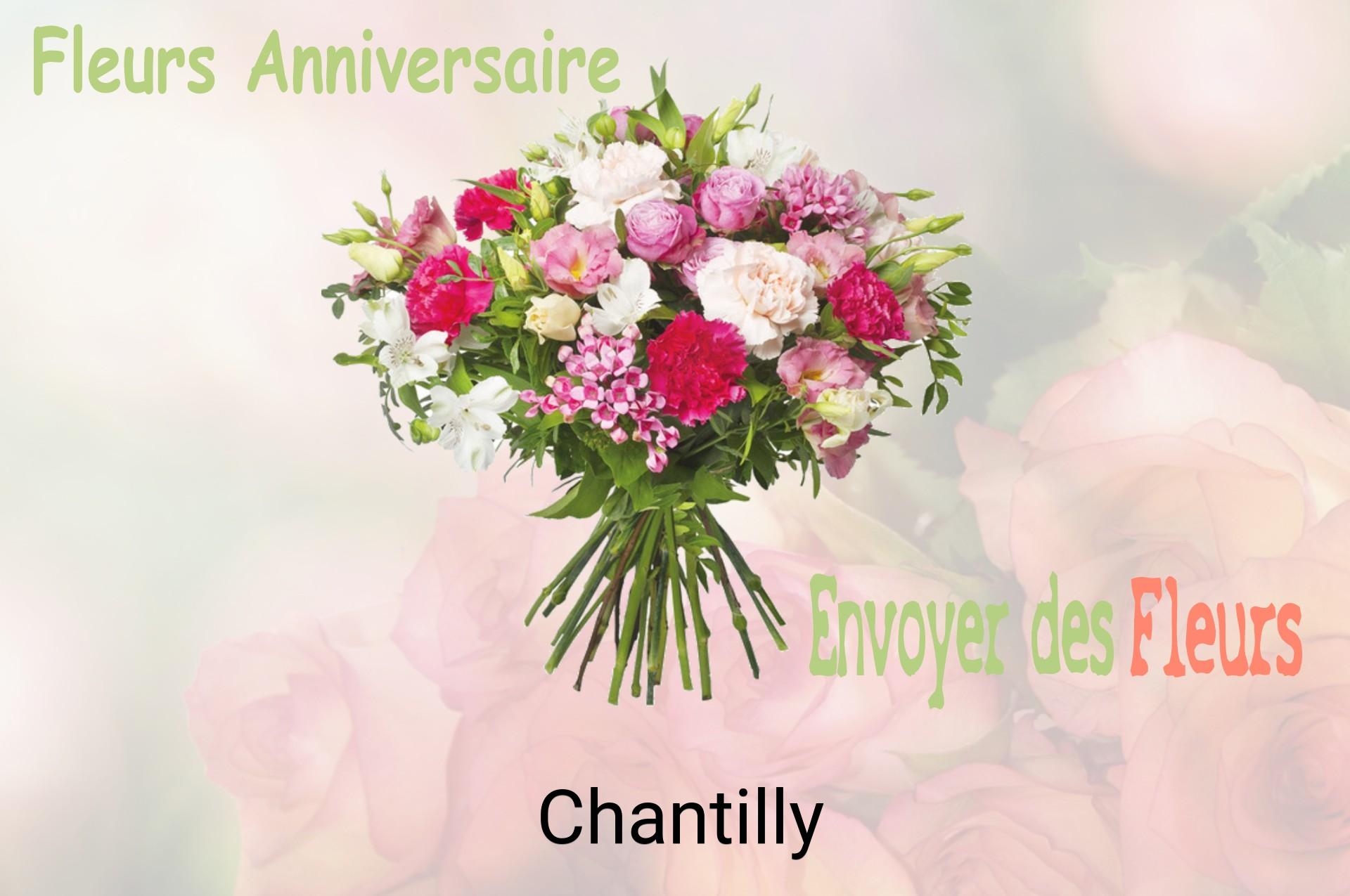 Bouquet de fleurs d’anniversaire livré à Chantilly