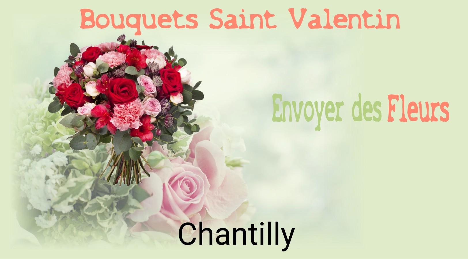 Roses de Saint-Valentin livrées à Chantilly